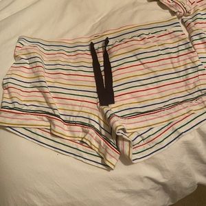 J crew striped pajama set